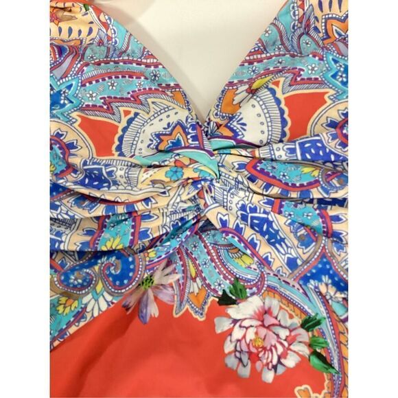 New. Johnny Was floral halter one piece swimsuit. Small. Retails $215 - Picture 10 of 13